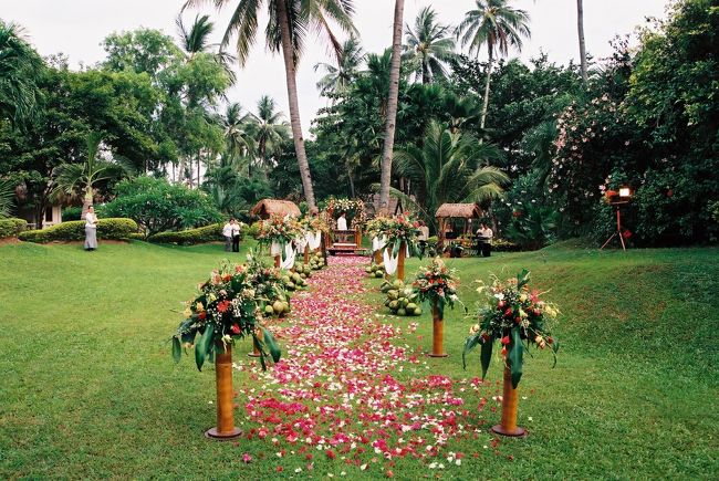 2006年5月　セブ島のプルクラリゾートで結婚式を挙げました。