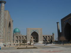 ウズベキスタン、サマルカンドその６、レギスタン広場