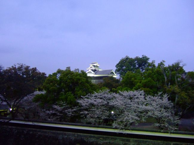 職場の歓迎会が熊本城の夜桜が満開が見える料亭でありました。<br /><br />今年の送別会、歓迎会、熊本では名ある料亭、担当の幹事さん<br /><br />有難うございます。<br /><br />私ごとです、実は、縁あって4月10日のクローズアップ現代(NHK総合 19時30分)BSだと20時30分ですが、私ども夫婦が熊本より登場いたします。<br /><br />団塊夫婦の一人として選んだ人生が紹介されます。<br /><br />お時間が許す方は是非、ご覧頂きたいと思います。<br />