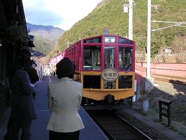 本日は、二条城から始まり嵐山に向かいます。<br />お昼ごはんは、京都の台所【錦市場】で頂きました。<br />昼食後は、和菓子作り体験を行い、嵐山ではトロッコ列車に乗ります。<br />そして夜は嵐山で初めて行われる、花灯路を見ます。