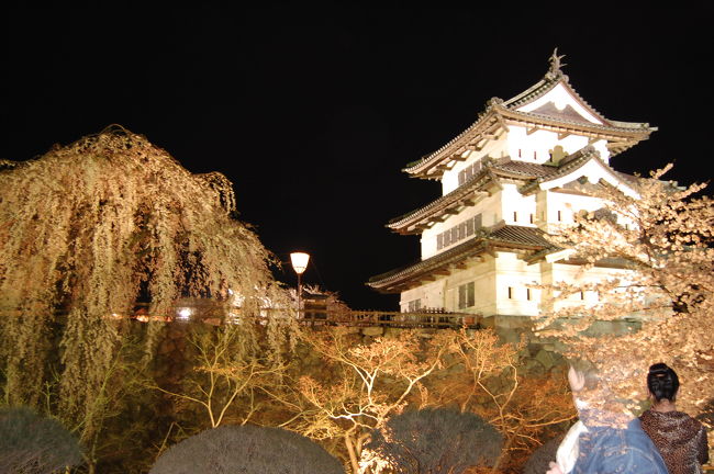 角館の桜に続いて、弘前に来ました。<br />東北桜三代祭りを1日で2つ制覇です。<br /><br />追手門から入りました。<br />近くには無料の市役所の駐車場があります。