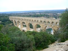 欧州鉄道の旅（★世界文化遺産：ポン・デﾕ・ガール Pont du Gard）