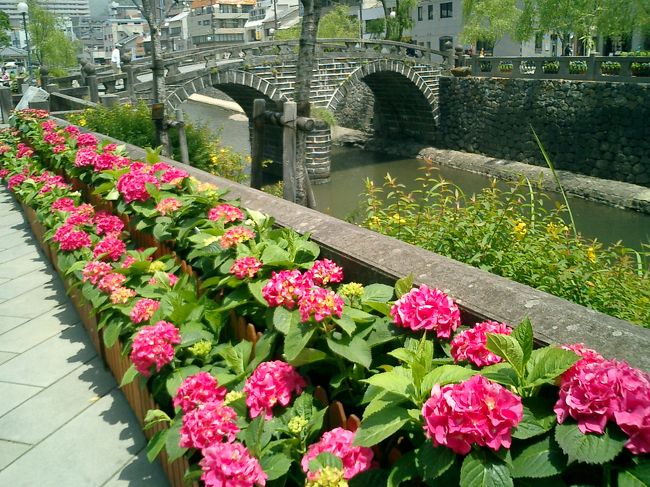 初の長崎市内の観光。なのでベタに有名どころをめぐりました。長崎は路面電車と徒歩でほとんどの観光地に行けるから本当に便利。