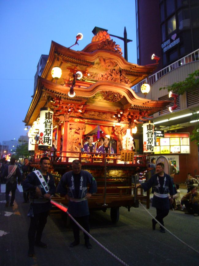 ５月３日〜５日まで３日間浜松祭りに参加してきました。