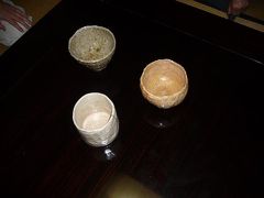 萩市で本阿弥光悦作の古萩焼き茶碗を見る