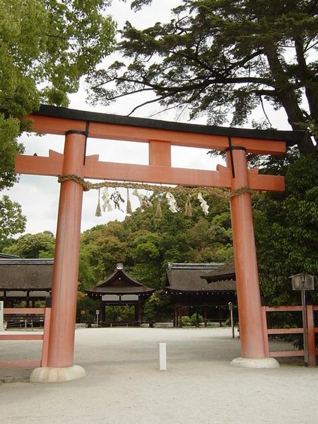 世界遺産、上賀茂神社へ行ってきました。