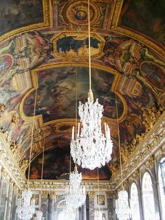 2004夏、フランス旅行記(8)：6月24日(3)ベルサイユ・ベルサイユ宮殿、鏡の間