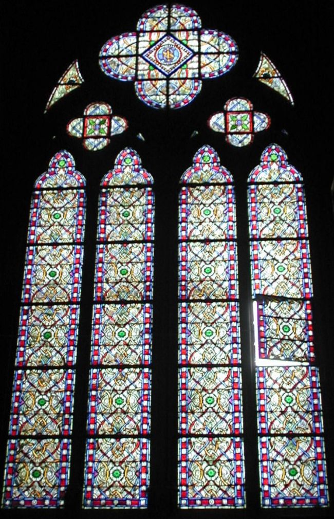 2004夏、フランス旅行記(23)：写真補遺・ノートルダム寺院のステンドグラス