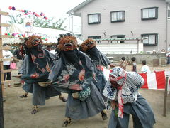 久喜市太田神社の夏祭り・・・古久喜獅子舞鎮守祭り奉納遍