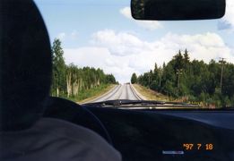1997年夏フィンランドラップランドオーストリア旅行3-ロバニエミからイナリ、カラショクへ