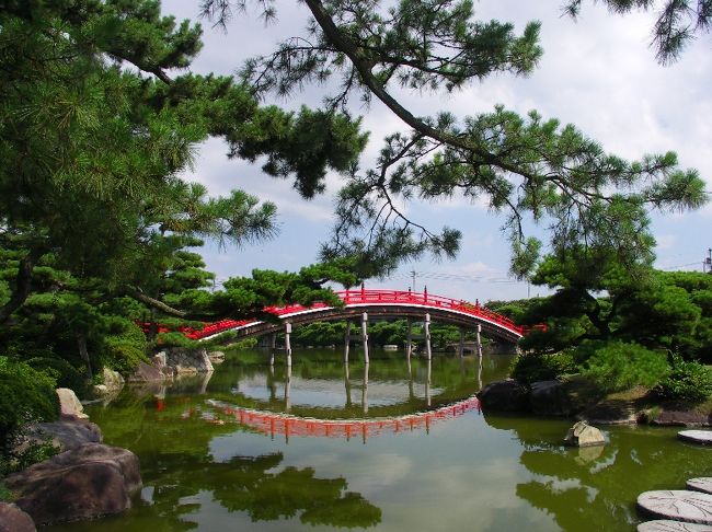 中津万象園に行きました。<br />http://www.marugame.or.jp/shoukai/banshou/<br />