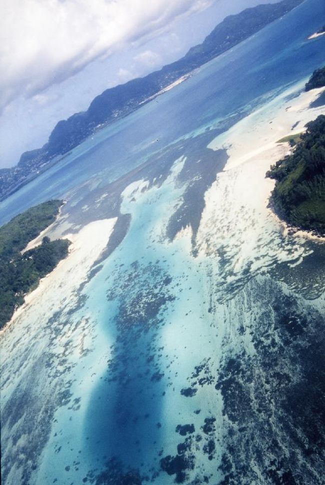 プロローグ http://www.tetujin60.com独立して30年,それまではフランスや英国領であった。「地上の楽園」と呼ばれているセイシエル諸島は、インド洋に浮かぶ110以上の島々からなる。最大の島「マヘ島」に首都,ヴィクトリアがある。マヘ島−プララン島間は飛行機でわずか15分。空港からホテルまでは渋滞が続き30分を要す。国旗に表されている5つのカラー(青・黄・赤・白・緑)。青い空と太陽そして友愛と情熱。正義と調和、ミドリは国土を表す。灼熱の太陽は肌を焦がすどころか思考力さえ鈍るほどの暑さ。体感温度は35度を超えているほどだ。この島では旅行社のツアーでなければ動きが取れない。個人旅行は大変難しく。町の雑貨店やレストラン・タクシー運転手などに少しずつ情報を聞きこみ行動を広げる。遠目にはエメラルドの海も,砂が巻き上がり,あまり海に入る気にもなれない。しかしビーチの砂はキメが細かく素足にはとても気持ちがよく,水温も快適である。それ以後,海に入るのが日課になるとは思いもよらなかった。早朝のビーチを散歩していると初めて,日本人の若い旅行者と出会う。関西鈍りの京都出身の二人。マヘ島の後はドバイ観光の予定らしい。日本語でしゃべれるのはやっぱり宜しいなぁ。立ち話に花が咲き,好感の持てる若者たちとは別れ,ビーチの波打ち際をひとり楽しむ。小鉄はまだ,ベットの中である。人一倍汗かきの私は一日に3〜4回は着替える。おまけにこの島のディナーのドレスコードは長ズボンに襟付きシャツ。この暑いのに…と思っていたがレッストランの雰囲気から当然の店もある。宿泊先のホテルではドルかユーロしか支払いは通用しないプララン島のヤミ両替で必要以上に交換して使途に困惑している。自国の通貨が使えないなんて…。島民がレストランで支払うのはセイシェルルピー。考えた挙句,宿泊外のホテルでは使える事に気が付いた。島の滞在中は両替レートのお陰で40%も得をした。贅沢三昧の毎日ではルピーも底をつき再両替をすることになる。儲かったと思っていた両替率もそれ以上の所があったのには失敗だった。