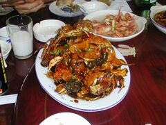 2006新年、中国旅行記8(4/16)：1月27日(3)：上海・朱家角の江南料理、散策