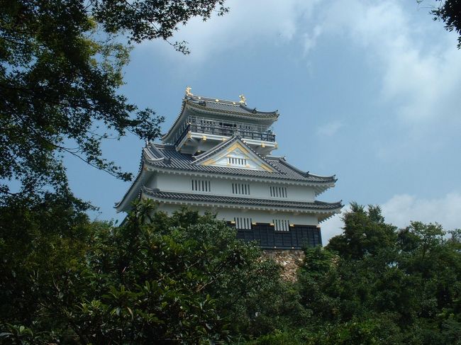 金華山山頂の岐阜城、斉藤道三、織田信長も城主でした。