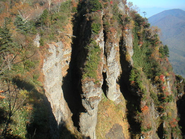 修験道の修行の場の戸隠山に登ってきました。<br />地形図をどう見ても、崖・崖・崖の連続で、私はロッククライミングは(怖いので)趣味ではないのだけど･･･まさに修行の山でした。<br />紅葉は見ごろ、素晴らしい！･･･でも多分もう登りません。<br /><br />長野の旅行は日帰りで山に登って麓で一泊して、翌日は付近の観光が定番ルートなのですが、翌日、確かにどこかに観光に行ったはずなのに全く覚えていないし写真も残っていない、それほど山のショックが大きかったのでした。筋肉痛も･･･<br /><br />教訓：自分のスキルにあった登山をしろと言うことです。