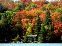 カナダの旅②一足お先に紅葉の中のカヌー体験inアルゴンキン州立公園