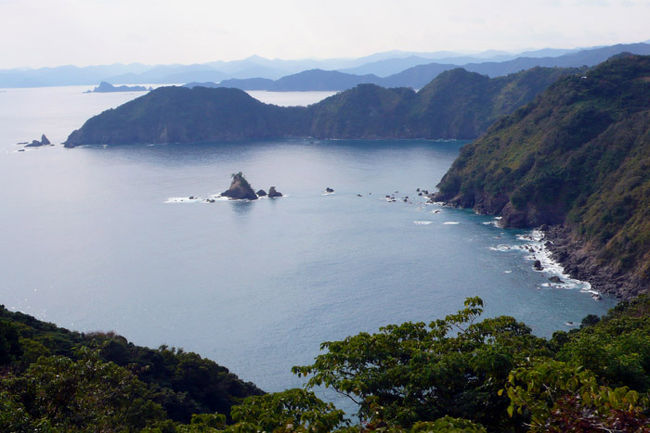 高知県の高台から太平洋を見てきました