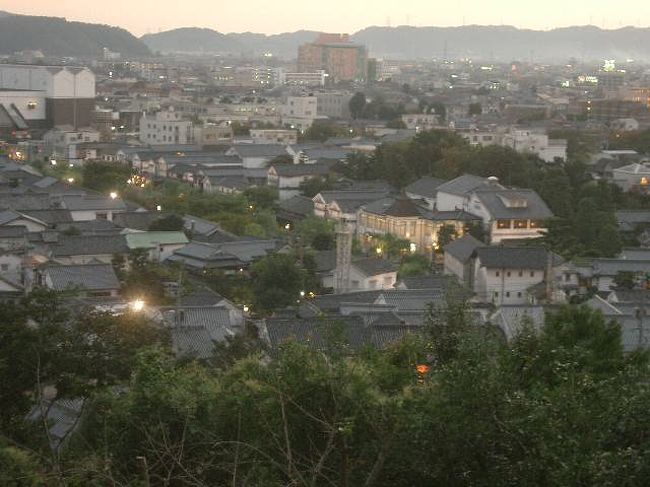 倉敷は芸術の町ですが、グルメの町でもあります。暗くなったら、お腹が空きました。お土産もたくさん買いました。夜景も楽しみました。