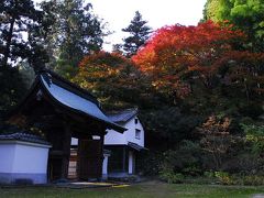 紅葉はまだ.。o○？？（愛媛県西条市西山興隆寺）