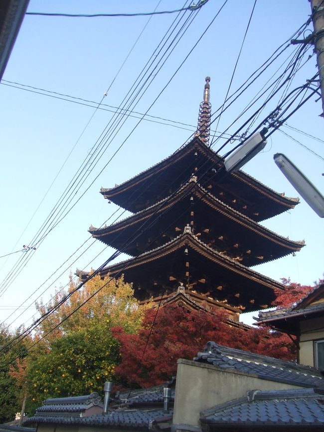 紅葉の京都で舞妓体験してきました。<br />ランチは先斗町のオーベックファンでフレンチ。