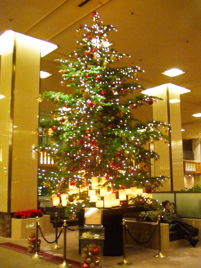 クリスマスツリーの時期になりました。毎年楽しみです(^^)。「レ　セゾン」でお食事。味は大満足、スタッフの方々との会話やサービスも相まってとても楽しいひと時となりました。<br /><br />↓帝国ホテル東京　2010夏　タワー館　スタンダードツイン<br />http://4travel.jp/traveler/wol/album/10575166/<br /><br />↓帝国ホテル東京　2007夏　インペリアルフロア　デラックスツイン<br />http://4travel.jp/traveler/wol/album/10166823/<br />