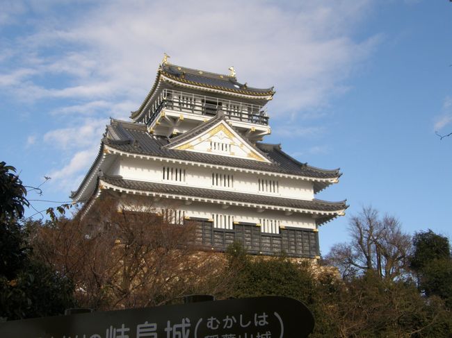 正月２日より自身２度目の青春１８切符の旅。<br /><br />今回は第一弾として２泊３日の名古屋（その周辺）旅行。<br />名古屋は初お泊りです。<br /><br />１日目<br />実家−浜松−岐阜−名古屋<br /><br />電車　２３００円<br />ホテル　３６００円（素泊まり）<br /><br /><br />＊＊＊旅行全体＊＊＊<br />旅行代金　２泊３日<br />・交通<br />　青春１８切符　　　　４６００円<br />　名古屋地下鉄１日券　　６００円（ドニチエコきっぷ）<br />　計５０００円<br />・宿泊代<br />　７２００円（名古屋２泊素泊まり）<br />・食事代＆飲み物代<br />　７６４４円<br />・観光　ドニチエコきっぷにて割引あり<br />　金華山ロープウェイ　１０５０円<br />　岐阜城　　　　　　　　２００円<br />　名古屋城　　　　　　　４００円（通常５００円）<br />　東山動物園　　　　　　４００円（通常５００円）<br />　東山スカイタワー　　　２４０円（通常３００円）<br />　計２２９０円<br />合計２２１３４円