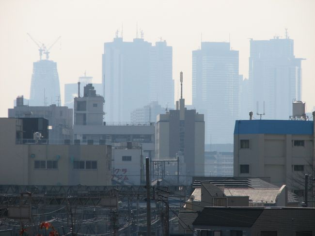 １月１６日、１２時１５分頃池袋メトロポリタン口の近くにあるホテルでの賀詞交換会に出席するためにメトロポリタン口を通った。　この時に新宿方面の高層ビルの景色が幻想的で素晴らしかったので撮影した。<br /><br /><br />＊メトロポリタン口から見られた新宿の高層ビル