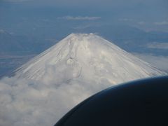 今年初めての空からの富士山