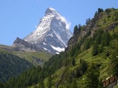 スイス10日間の旅、4日目　マッターホルンを見ながらハイキング
