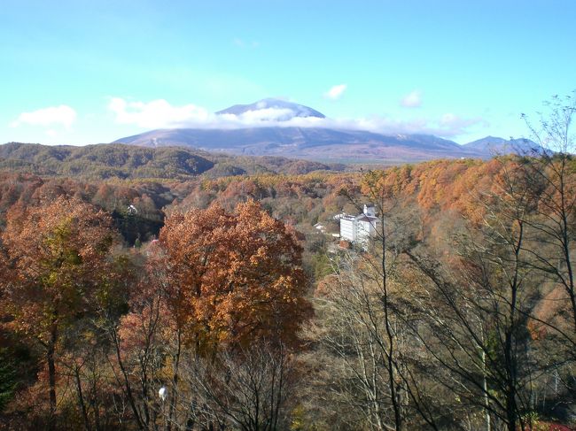 ちょうどいいタイミングで、軽井沢・北軽井沢の紅葉を見に行きました。