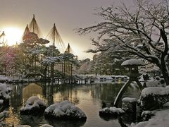 兼六園の雪景色