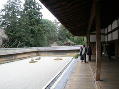冬の京都　龍安寺