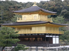 冬の京都　金閣寺
