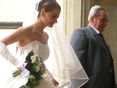 ２００６東欧旅行の思い出　　ショプロンで結婚式に会う＜ハンガリー＞