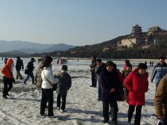 『&#38947;和園の冬景色』北京北西にある清朝離宮庭園の冬