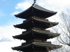 京の冬の旅　東寺　五重塔、灌頂院へ