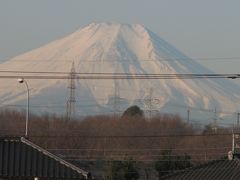 ふじみ野市からの富士山〔２月２５日〕