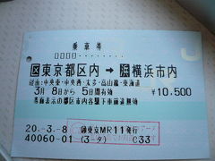 ２００８年３月　「時刻表を持たない」汽車旅 【１：新宿～松本】