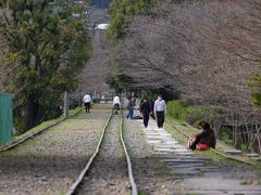 桜にはまだ早いインクライン散歩