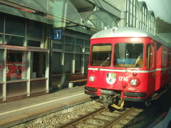 ヨーロッパ周遊、スイス鉄道の旅、氷河急行