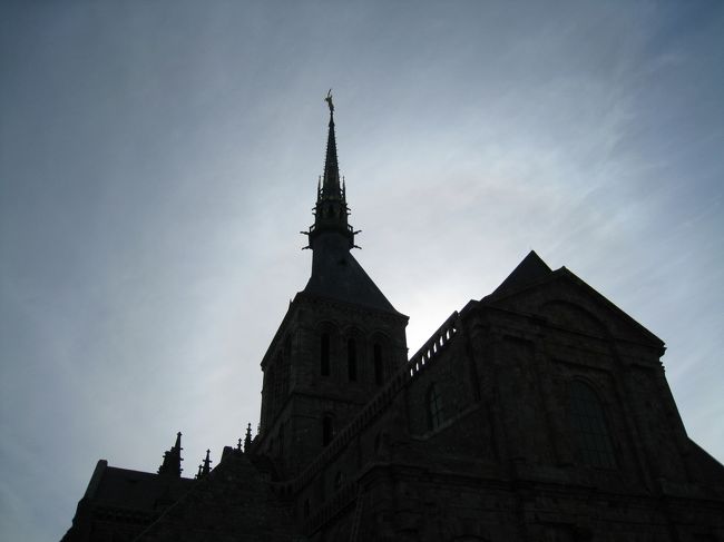 モンサンミッシェル”修道院” （フランス世界遺産めぐり３日目②）