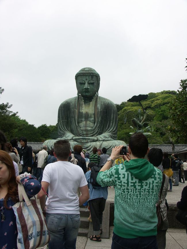 ベルギーから訪れた２人を案内するべく鎌倉大佛の見学を。<br /><br />あいにくの天気でしたが、楽しんでもらえたようで、よかったです。<br />