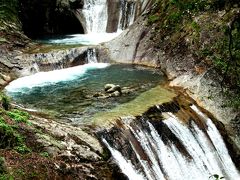 西沢渓谷-3　名瀑！七ツ釜五段ノ滝へ　☆紺藍の水流に魅せられて