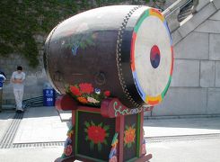 2005春、韓国紀行13(9)：5月3日(1)ソウル・国立中央博物館、慶福宮、衛兵交替儀式のリハーサル