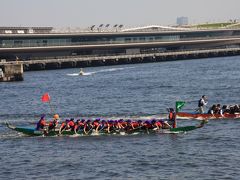 今年も出ました　横浜ドラゴンボートレース