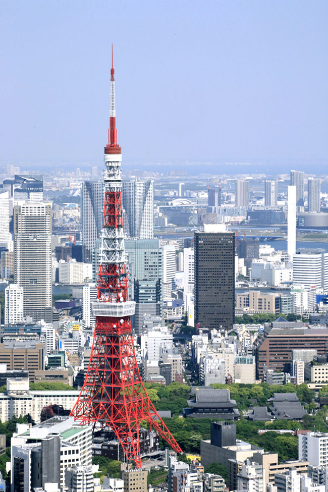 六本木ヒルズ森タワー スカイデッキからの眺望 東京タワー お台場 フジテレビ 東京都庁も見えますね 東京都港区六本木 スカイガーデン上の展望台 六本木 東京 の旅行記 ブログ By Kuropisoさん フォートラベル