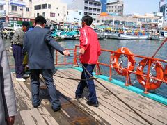 2004春、韓国紀行12(14)：5月4日(2）束草・海岸散歩、歩いて大浦洞へ