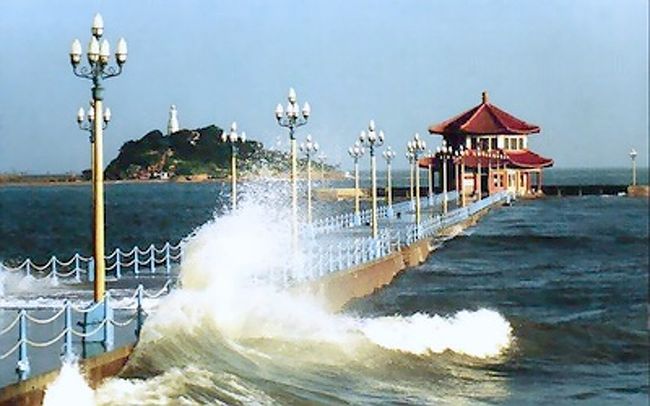 桟橋は青島市のシンボルと呼ばれています、桟橋の建設は1891年から始まりました。<br />