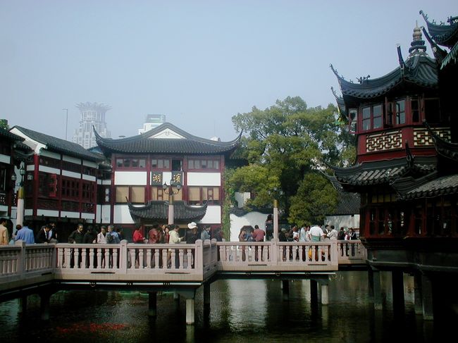 2004秋、中国旅行記5(13)：11月1日(4)上海・豫園、豫園商城