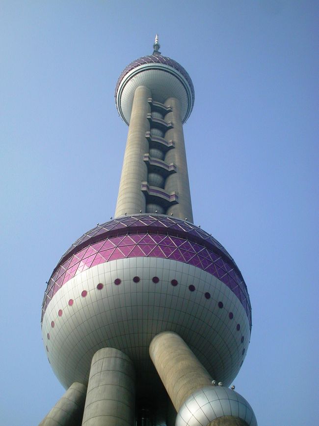 2004秋、中国旅行記5(15)：11月1日(6)上海・東方明珠塔